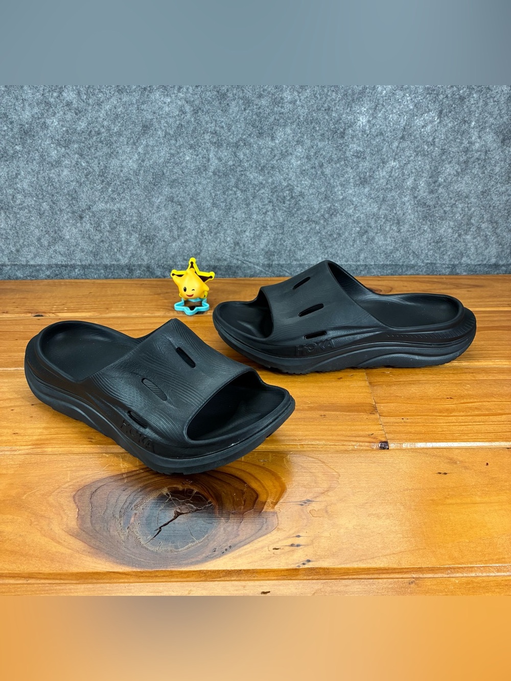 Hoka One One Ora Recovery Slide 3 Mens Size 10 Black Comfort Sandals Slides